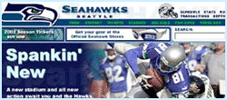 Seahawks Website & Interactive Stadium